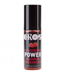 EROS STRAWERRY POWER WARMING MASSAGE OIL 100ML