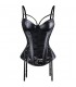 CORSET BLACK SWEET HEART NEGRO