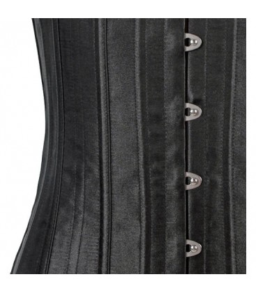 CORSET DAMASK NEGRO