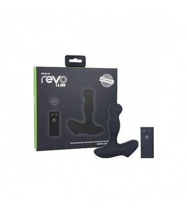 REVO SLIM MASAJEADOR DE PRoSTATA CON CONTROL REMOTO NEGRO