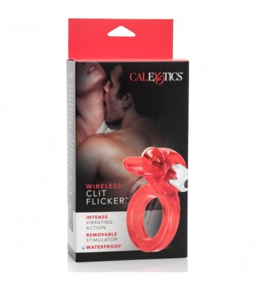 WIRELESS CLIT FLICKER ANILLO VIBRADOR ROJO