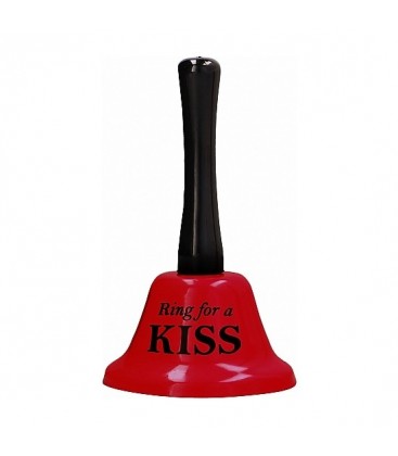 RING FOR A KISS CAMPANA GRANDE ROJO