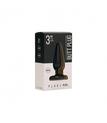 BUTT PLUG BASIC 75CM NEGRO