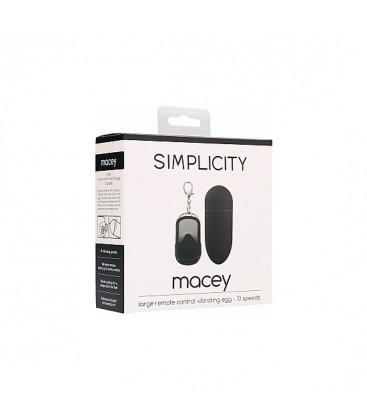 MACEY HUEVO CONTROL REMOTO NEGRO