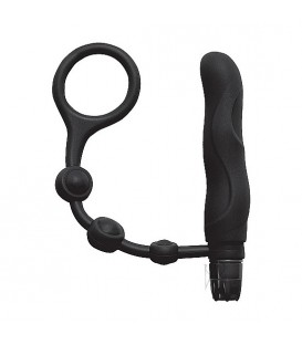 MY COCKRING PENE VIBRADOR CON ANILLO - NEGRO