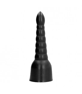 ALL BLACK DILDO 34CM
