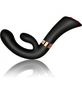 ENIGMA VIBRADOR RAMPANTE DE SILICONA - NEGRO