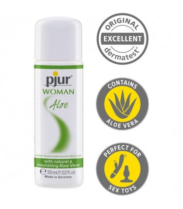 PJUR WOMAN LUBRICANTE ALOE BASE DE AGUA 30ML