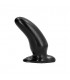 ALL BLACK DILDO CURVO 13CM