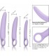 DLB ALENA SET DE DILDOS DE SILICONA MORADO
