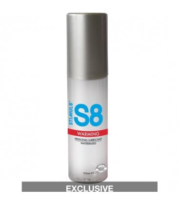 S8 LUBRICANTE BASE DE AGUA EFECTO CALOR 125ML