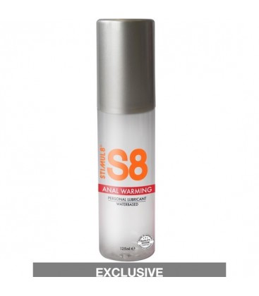 S8 LUBRICANTE ANAL BASE DE AGUA EFECTO CALOR 125ML