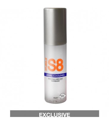 S8 LUBRICANTE ANAL BASE DE AGUA EFECTO FRiO 50ML