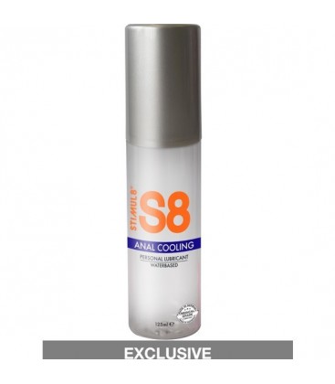 S8 LUBRICANTE ANAL BASE DE AGUA EFECTO FRiO 125ML