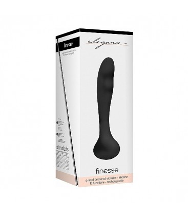 PUNTO G Y PROSTRATA VIBRADOR FINESSE NEGRO