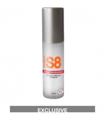 S8 LUBRICANTE ANAL BASE DE AGUA EFECTO CALOR 50ML