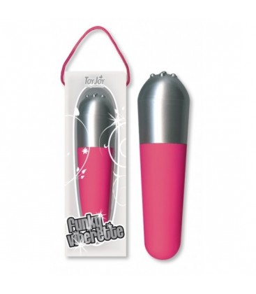 estimulador con vibrador rosa