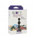 BOOTY BLING PLUG ANAL DE SILICONA CON PERLA MORADO