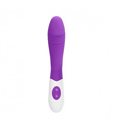 RIBBED VIBRADOR SILICONA MORADO