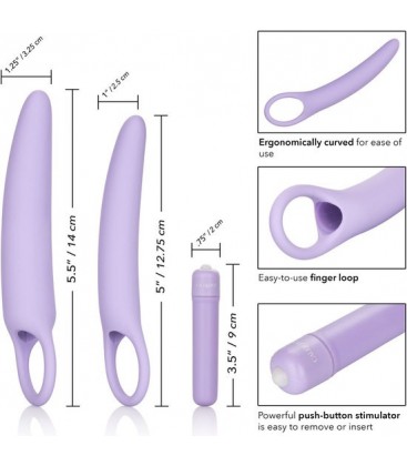 DLB ISABELLE SET DE DILDOS DE SILICONA MORADO