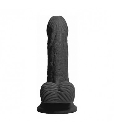 PENE REALiSTICO CURVADO 13CM NEGRO