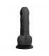 PENE REALiSTICO CURVADO 13CM NEGRO