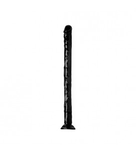 DILDO FLEXIBLE REALÍSTICO 50CM - NEGRO