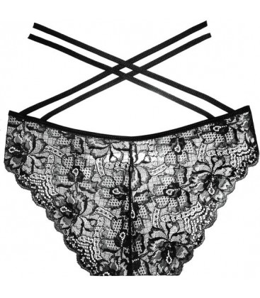 BRAGUITAS CROTCHLESS FRENCH KISS NEGRO