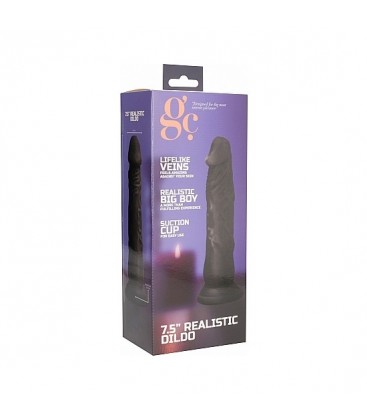 GC PENE REALiSTICO 19CM NEGRO