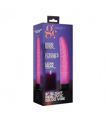 GC PENE VIBRADOR REALiSTICO 195CM ROSA