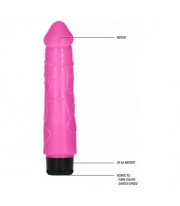 GC PENE VIBRADOR THICK REALiSTICO 20CM ROSA