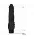 GC PENE VIBRADOR GRUESO REALiSTICO 20CM NEGRO