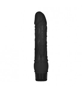 GC PENE VIBRADOR DELGADO REALÍSTICO 20CM - NEGRO