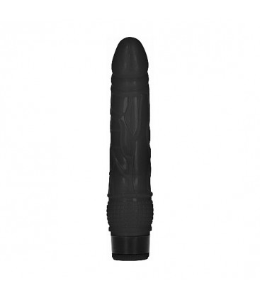 GC PENE VIBRADOR DELGADO REALiSTICO 20CM NEGRO