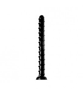 DILDO ANAL SWIRL HOSE NEGRO 4 CM