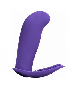 LEON VIBRADOR SILICONA CONTROL REMOTO - MORADO