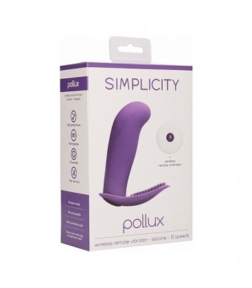 LEON VIBRADOR SILICONA CONTROL REMOTO MORADO