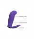 LEON VIBRADOR SILICONA CONTROL REMOTO MORADO