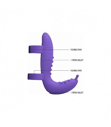 ELIOTT EXTENSIoN DE VIBRADOR MORADO