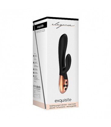 VIBRADOR HEATING G SPOT EXQUISITE NEGRO