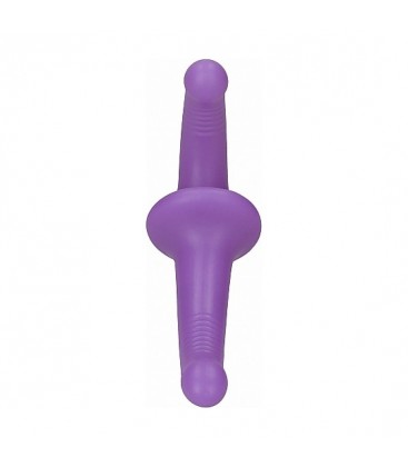 DILDO CON ARNeS SIN SUJECCIoN SILICONA MORADO