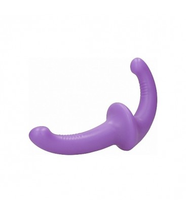 DILDO CON ARNeS SIN SUJECCIoN SILICONA MORADO