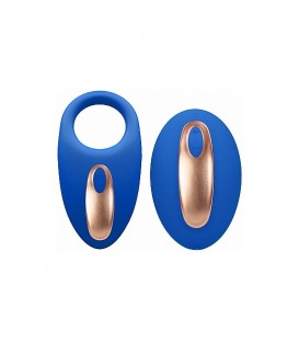 DOBLE VIBRACIÓN ANILLO POISE AZUL