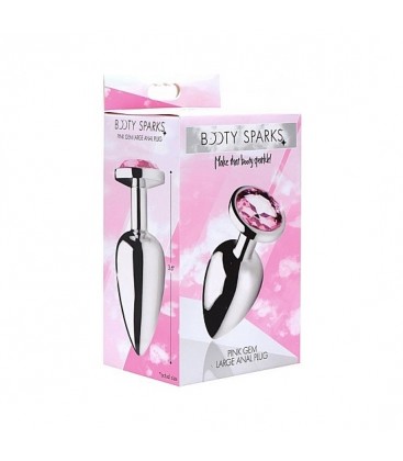 PLUG ANAL GRANDE CON GEMA ROSA