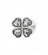 LUCKY DIAMOND PLUG 95CM PLATA