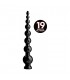 BEADED HOSE DILDO 58x10CM NEGRO