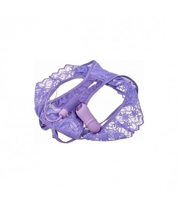 BRAGUITA CON ABERTURA Y BALA VIBRADORA MORADO