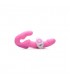 ARNeS VIBRADOR DE SILICONA SIN SUJECIoN ROSA