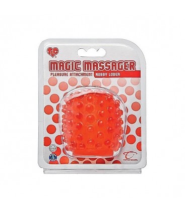 MAGIC MASSAGER PLEASURE ACOPLE CON NUDOS DE PLACER