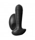 ANAL TEASER VIBRADOR DE SILICONA CON MANDO NEGRO